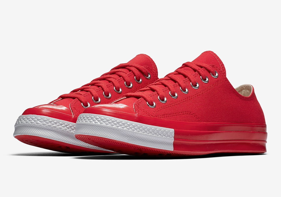 Undercover Converse Chuck 70 Low Red White 1