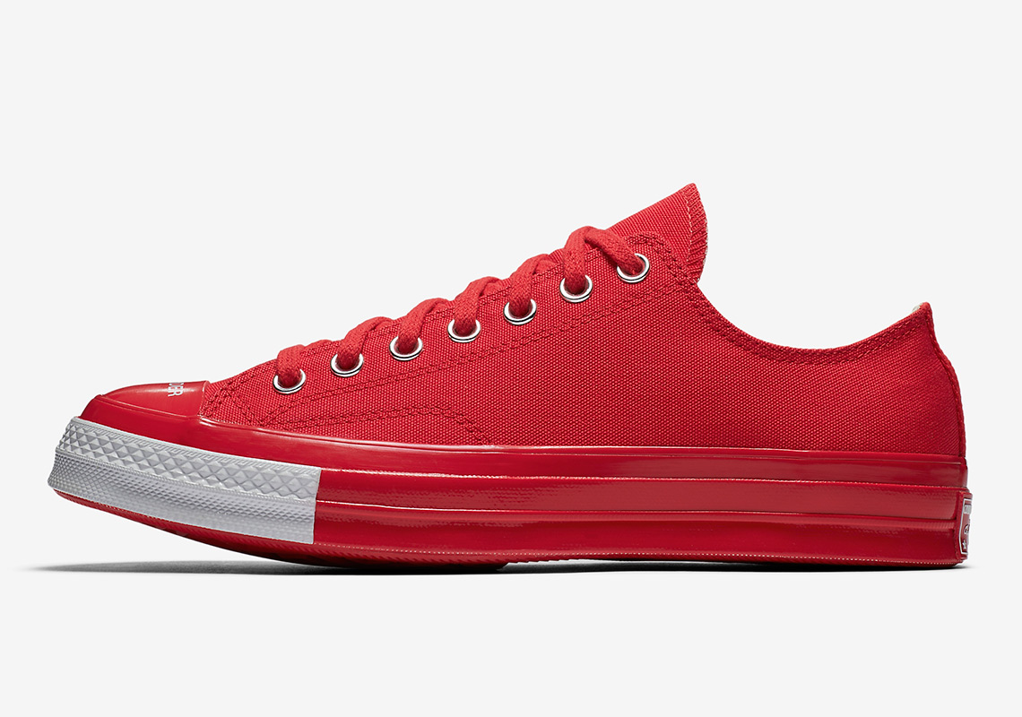 Undercover Converse Chuck 70 Low Red White 3