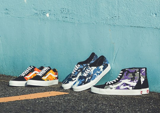 Vans Releases A Colored Camo Pack