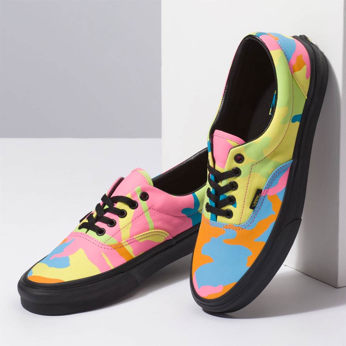 bright multi colored vans