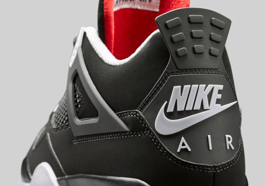 The Air Jordan 4 “Bred” With Nike Air Has A Release Date