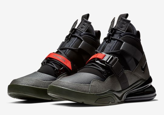 The Nike Air Force 270 Utility Arrives In Military Tones Of Sequoia And Black