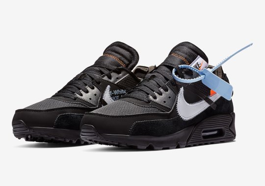 The Off-White x Nike Air Max 90 In Black Is Releasing February 7th