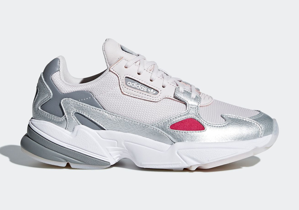 adidas Falcon Women's Silver + Pink Release Info | SneakerNews.com