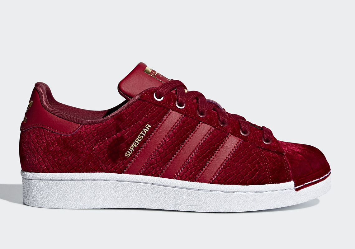 The adidas Superstar Arrives In A Noble Mix Of Satin And Snake