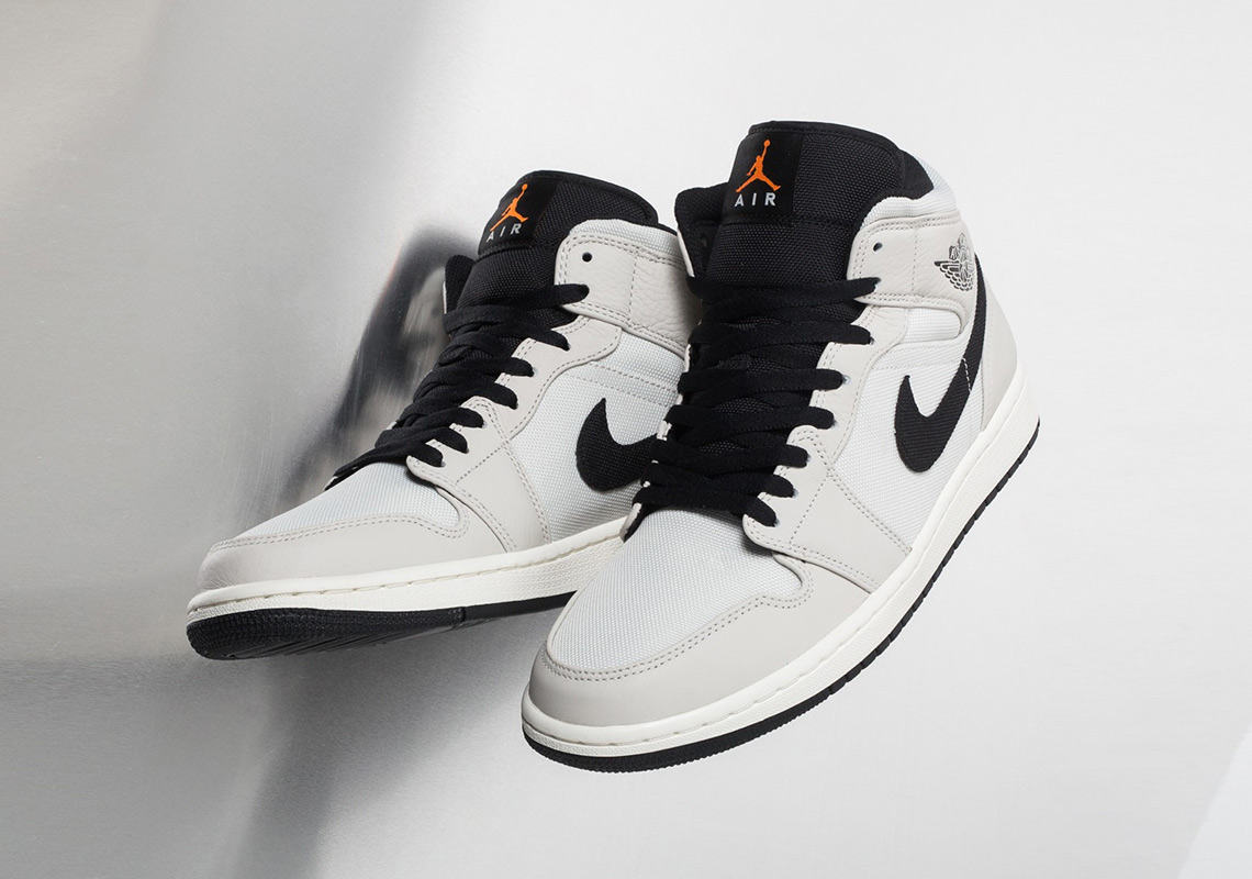 This Air Jordan 1 Mid SE Uses Canvas Uppers