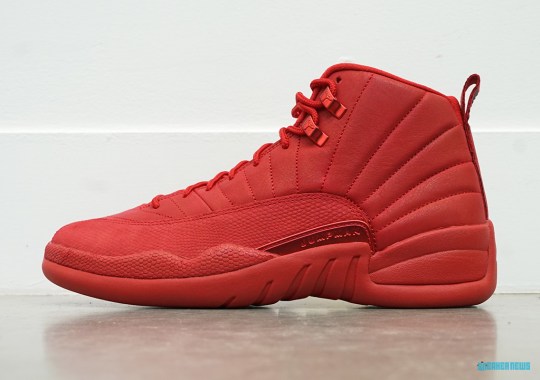 The Air Jordan 12 Arrives In A Full Gym Red Colorway For Black Friday