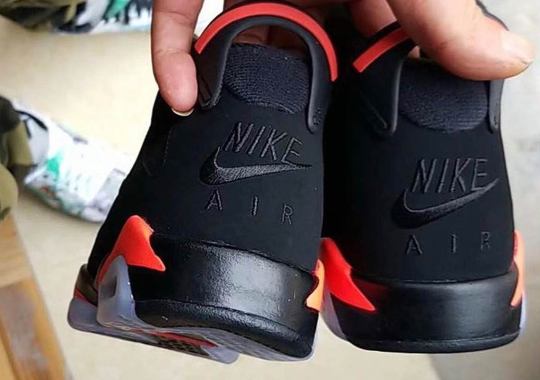 First Look At The Air Jordan 6 “Infrared” With Nike Air