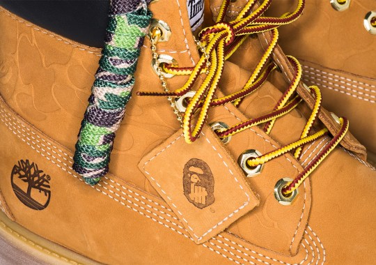 BAPE And UNDEFEATED Add A Twist To The Timberland 6″ Classic Boot
