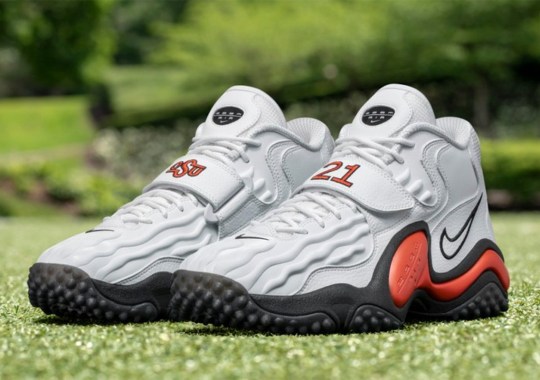 Barry Sanders And Nike To Release A Limited Oklahoma State Air Zoom Turf Jet