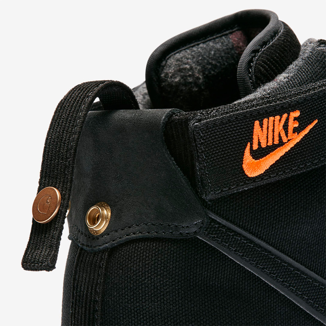 Carhartt Nike Vandal Black Gum Orange 2