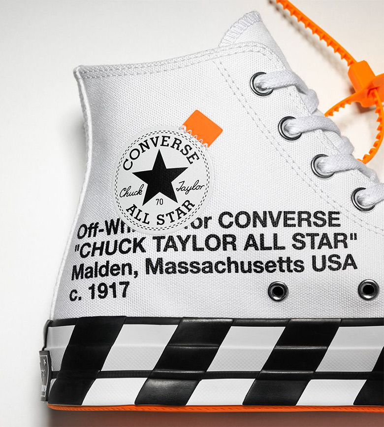 converse and off white