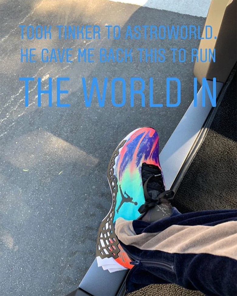 Travis Scott Jordan Running Sneaker REACT Photos SneakerNews