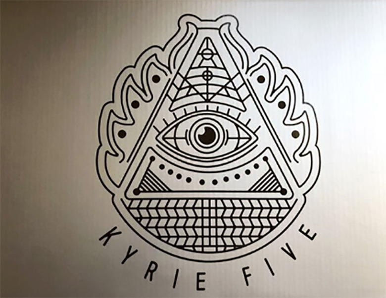 kyrie 5 logo