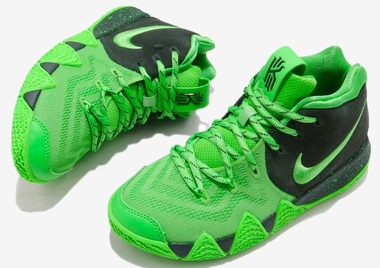 Nike Kyrie 4 “Spinach Green” Releases Exclusively For Kids