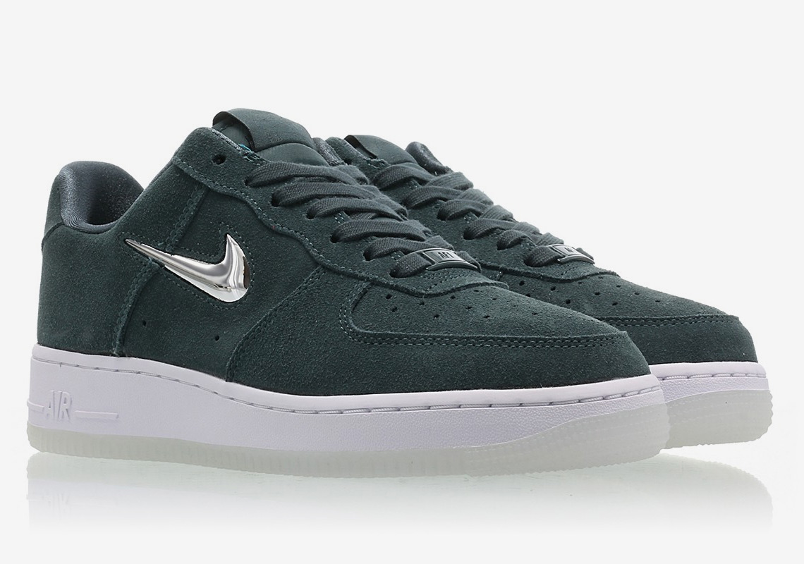 Nike Air Force 1 Chrome Jewel AO3814 300 AO3814 600 Release Info SneakerNews