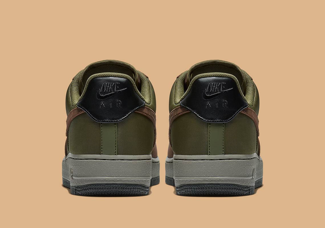 Nike Air Force 1'07 Premier Mens Shoes Baroque Brown/Army Olive aj7408-200