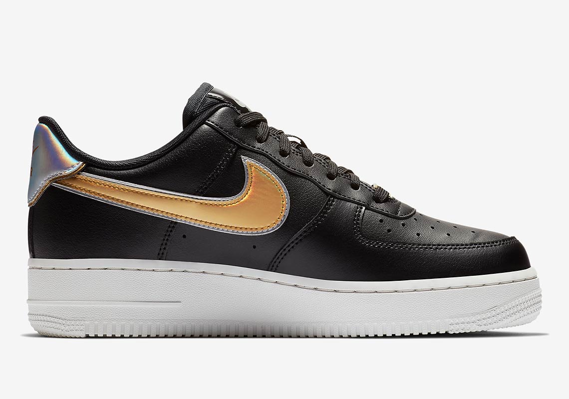 StclaircomoShops - Nike Air Force 1 Low Gold Trim Pack Release Info -  nike air trunner dominate women in black hair