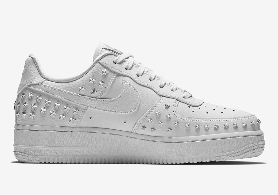 air force ones with silver stars