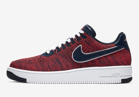 Nike Air Force 1 Flyknit Robert Kraft AH8425-600 Patriots | SneakerNews.com