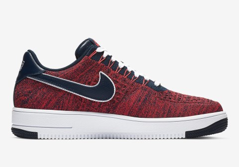 Nike Air Force 1 Flyknit Robert Kraft AH8425-600 Patriots | SneakerNews.com