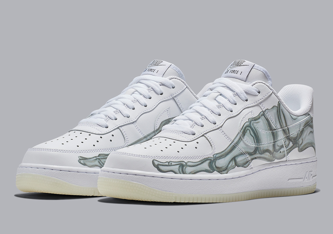 Nike’s Skeleton Air Force 1s Release On Halloween