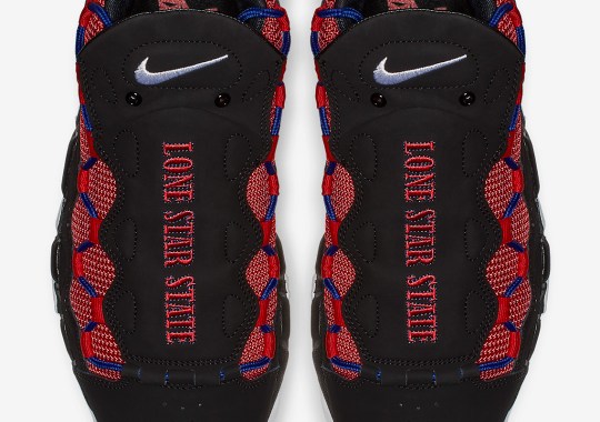 This fuse nike Air More Money “Lone Star State” Is Just For Texans