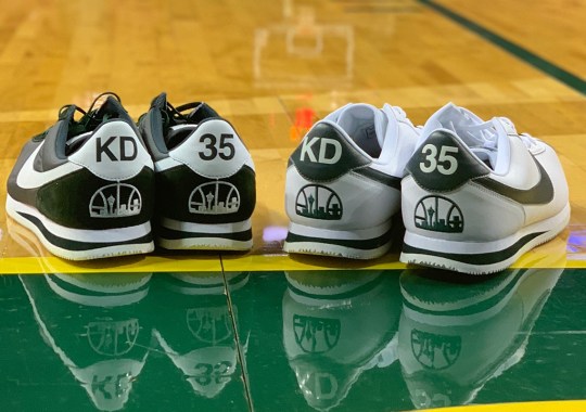 Kevin Durant Wears Nike Cortez “Seattle Supersonics” In Return To The City That Drafted Him