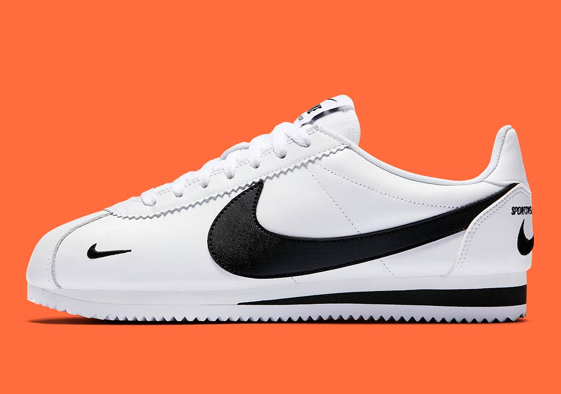Nike Cortez Multi Swoosh White Black 