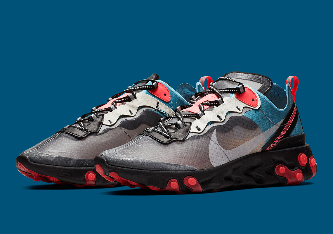 Buy Nike React Element 87 Blue Chill Solar Red AQ1090-006 | SneakerNews.com
