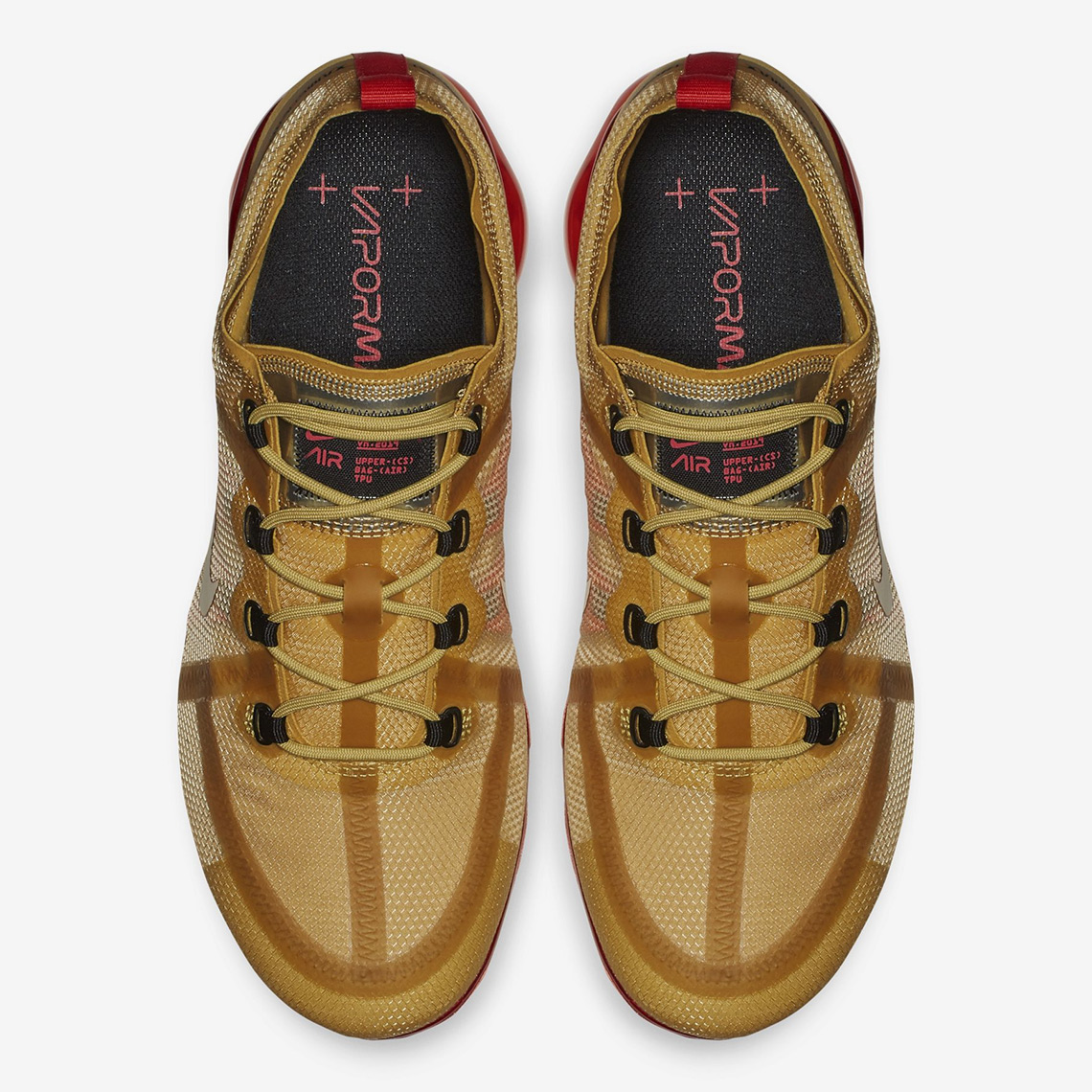 nike air vapormax 2019 crimson gold