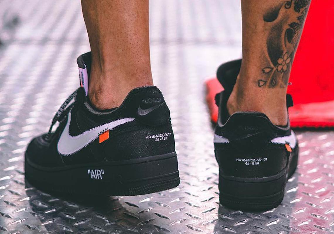 Buy Off-White x Air Force 1 Low 'Black' - AO4606 001