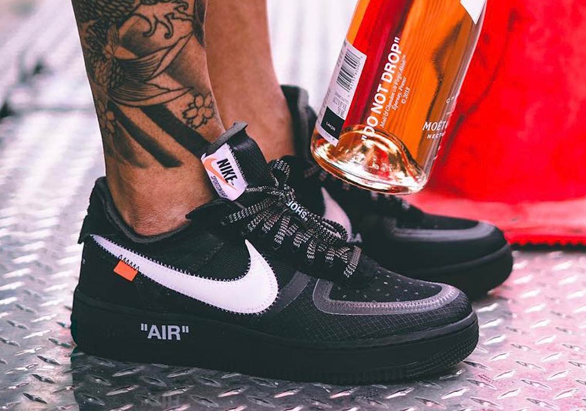 af1 black off white