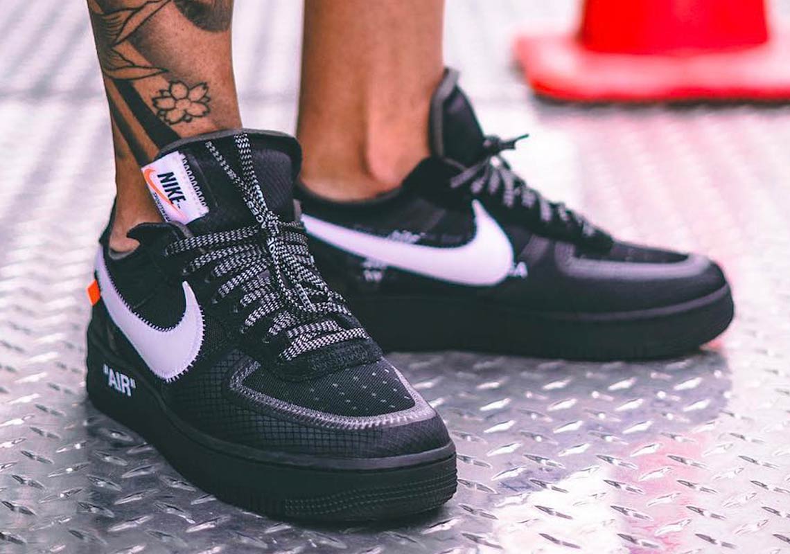 air force 1 off white black laces