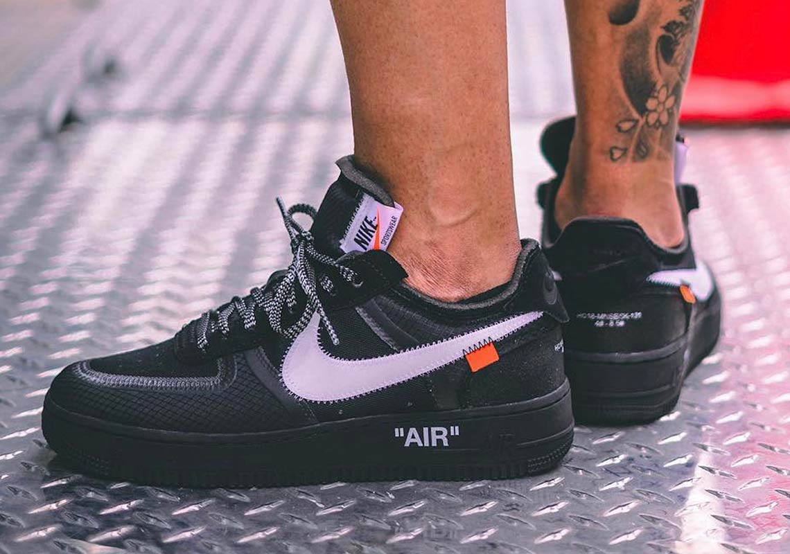 nike air force 1 the ten black