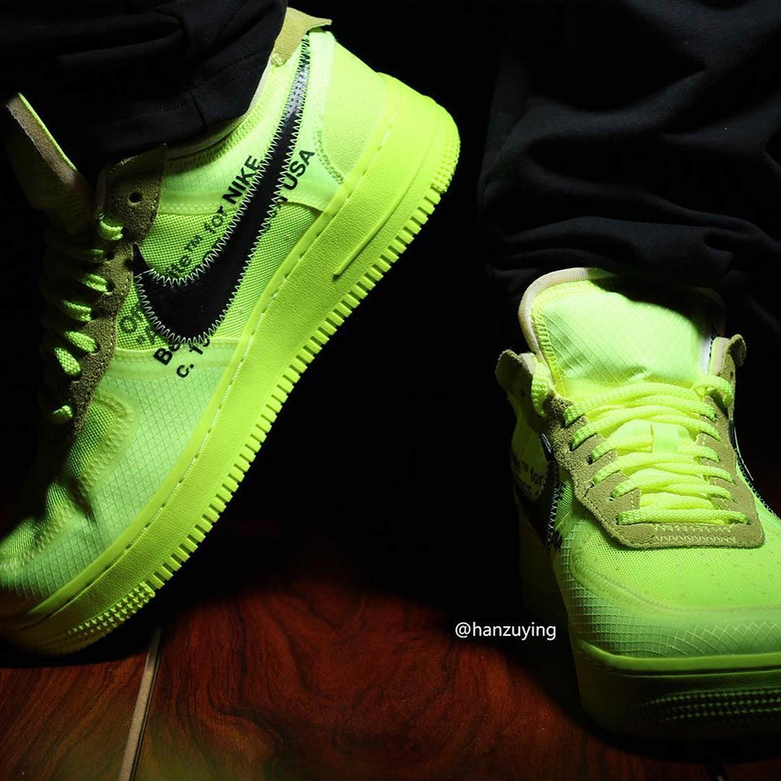 off white nike air force 1 low volt 4
