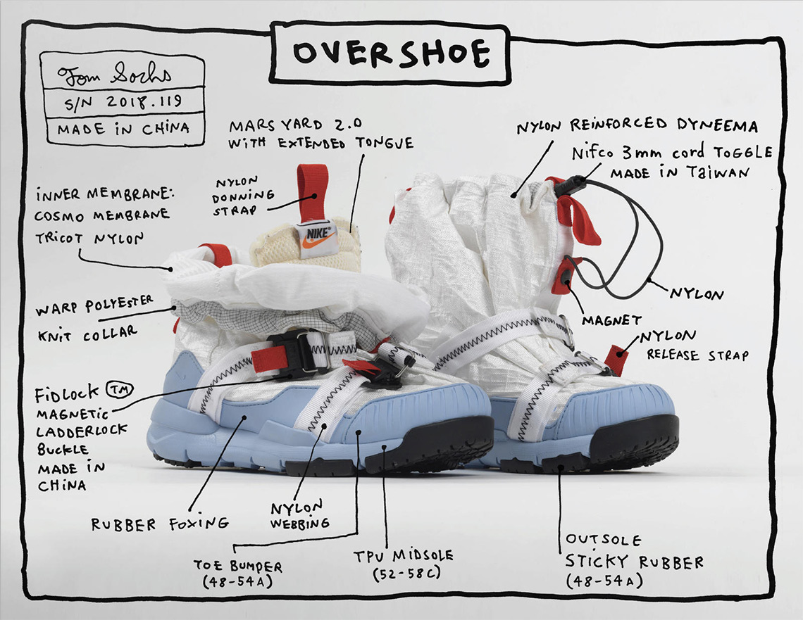 Tom Sachs Nike Mars Yard Overshoe Release Info | SneakerNews.com