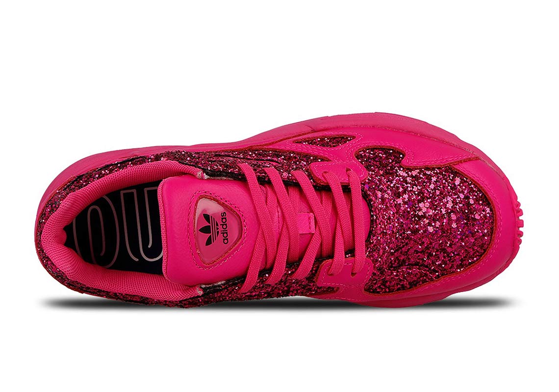 Adidas pink discount falcon glitter