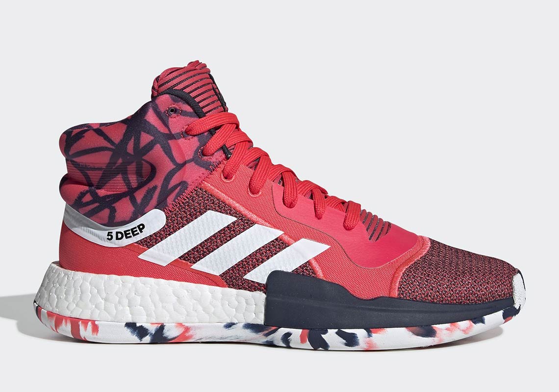 Adidas marquee store boost low red