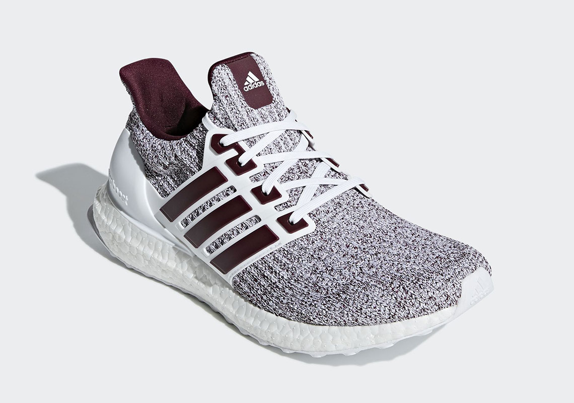 adidas men's texas a&m aggies ultra boost running shoes