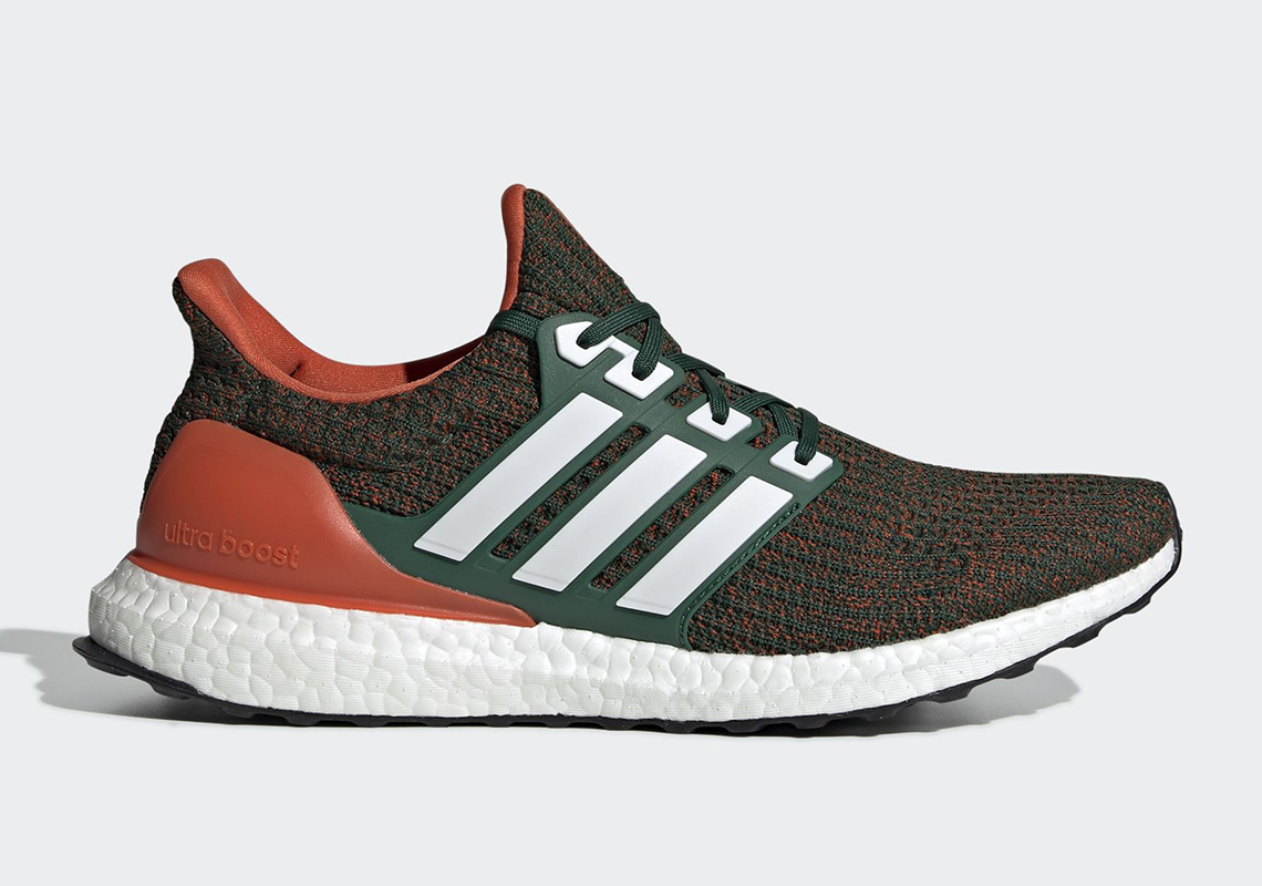 The adidas Ultra Boost " Miami Hurricanes" Is Releasing On December 2nd
