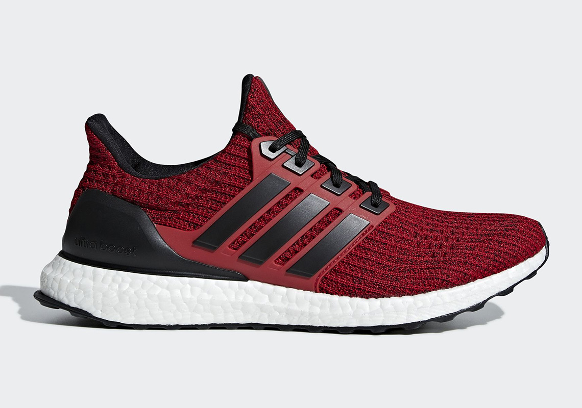 ultra boost red and gold