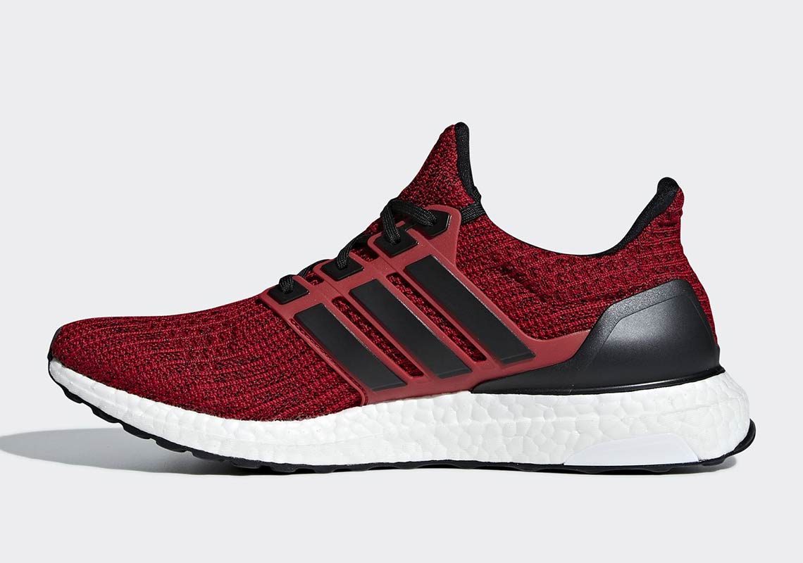 ultra boost red and black