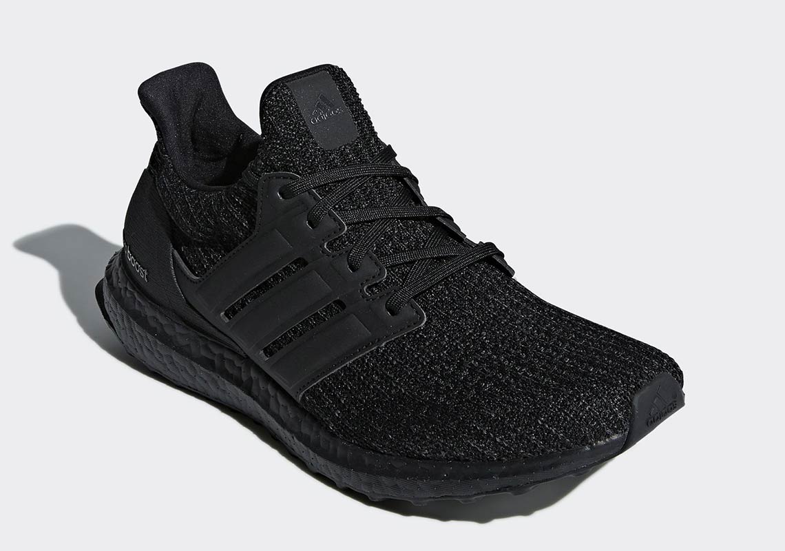 adidas ultra boost 4.0 triple black nubuck cage