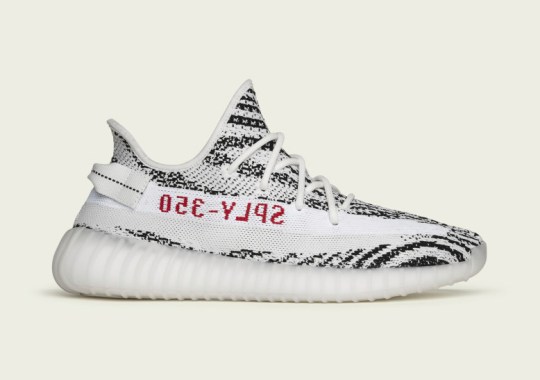 Where To Buy The adidas Yeezy Boost 350 v2 “Zebra” In The US