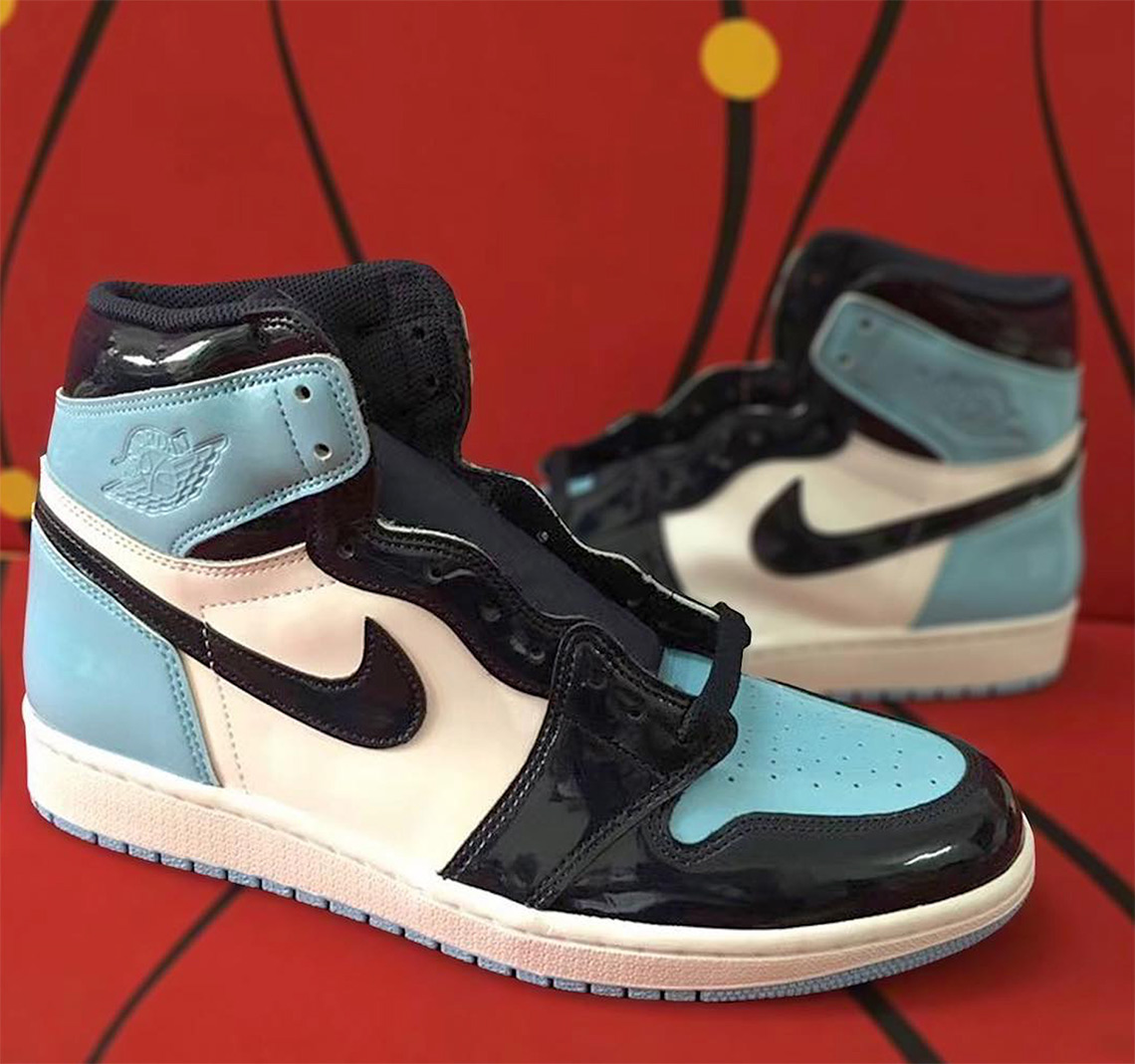 patent leather unc jordan 1