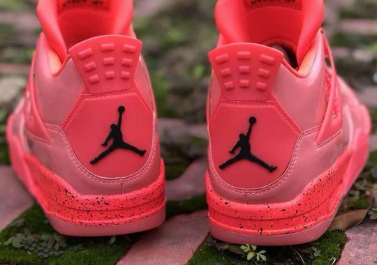 The Air Jordan 4 Brings Back Patent Leather With “Hot Punch”