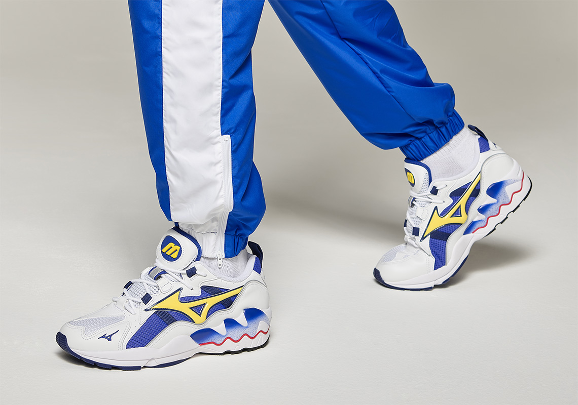 Mizuno Wave Rider 1 OG Blue / Yellow 