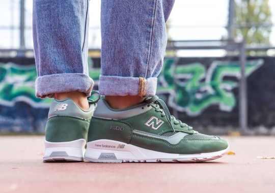 The New Balance 1500 Appears In A Mossy Green