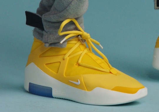 nike air fear of god 1 yellow